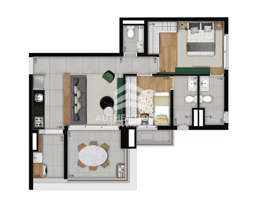 Apartamento, 1 quarto, 24 m² - Foto 24