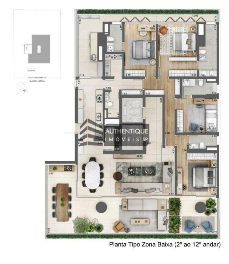 Apartamento, 3 quartos, 263 m² - Foto 4