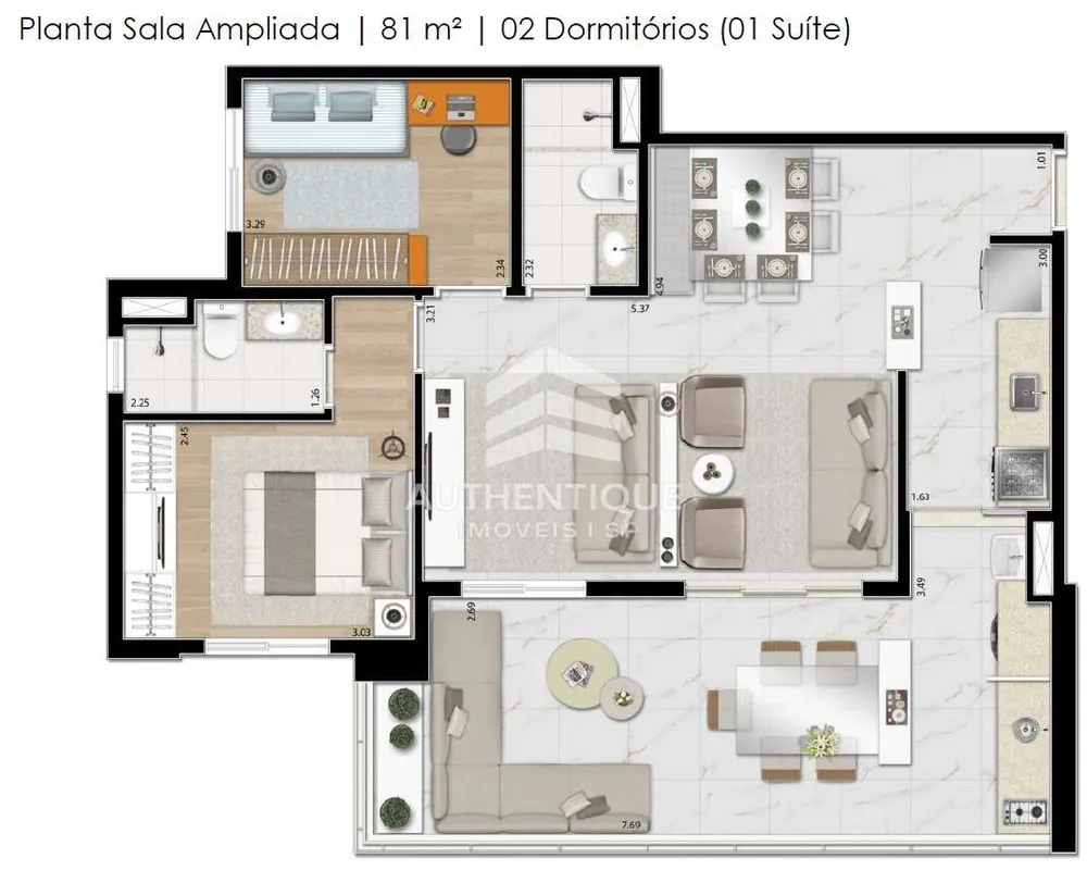 Apartamento, 2 quartos, 55 m² - Foto 24