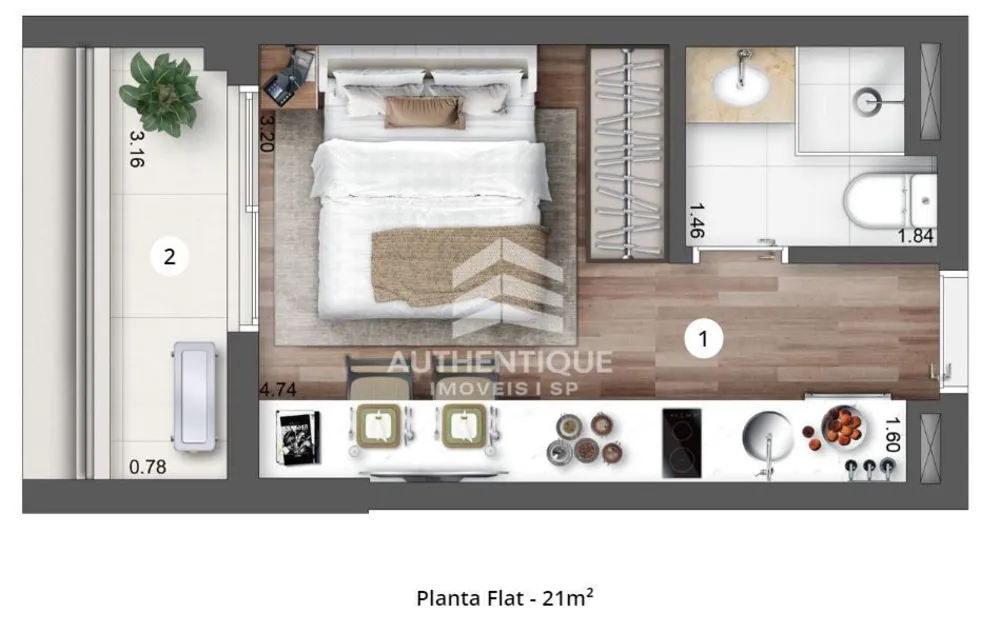 Apartamento, 2 quartos, 45 m² - Foto 16