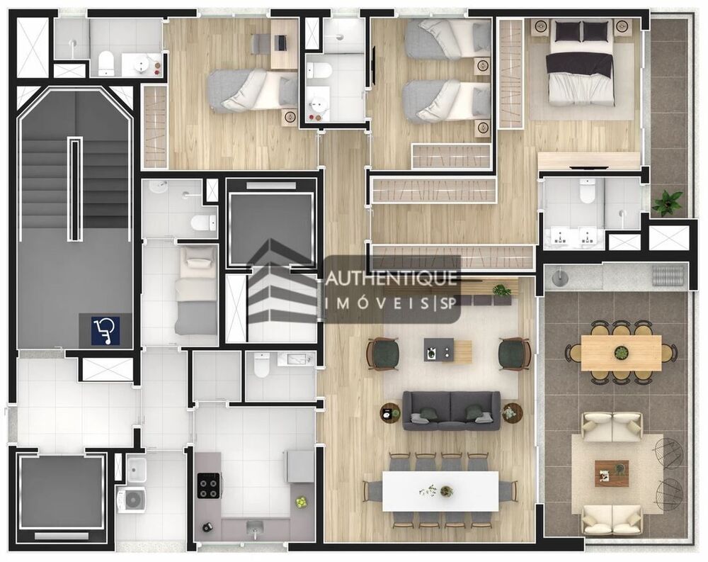 Apartamento, 3 quartos, 126 m² - Foto 6