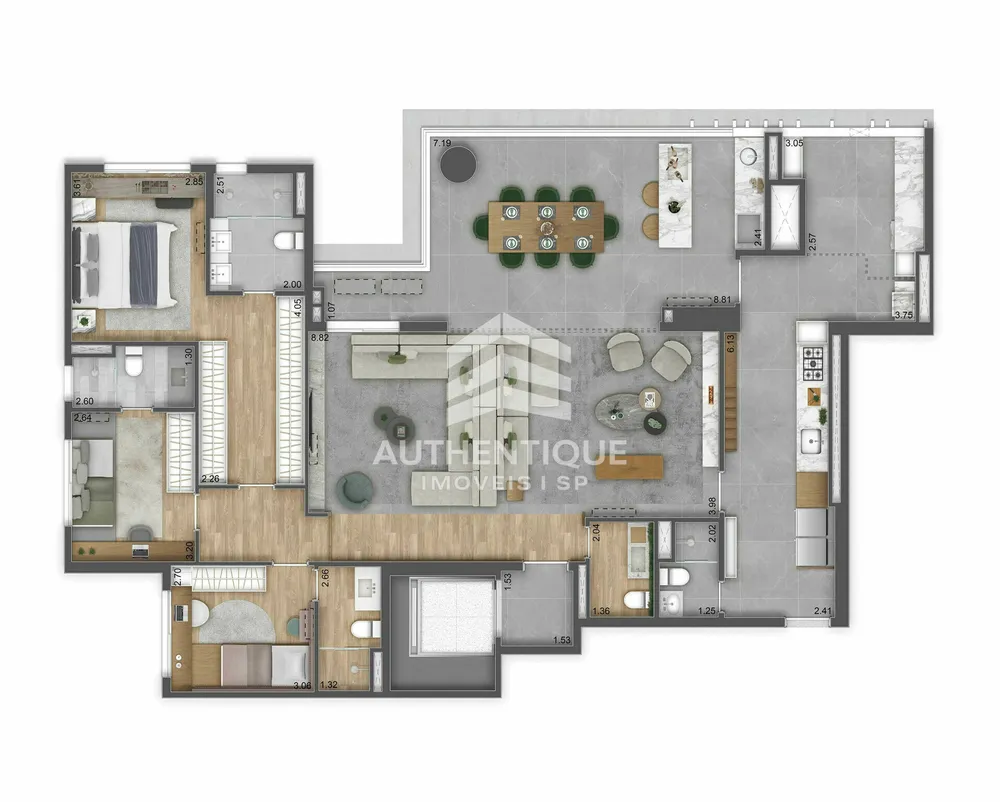 Apartamento, 3 quartos, 179 m² - Foto 15