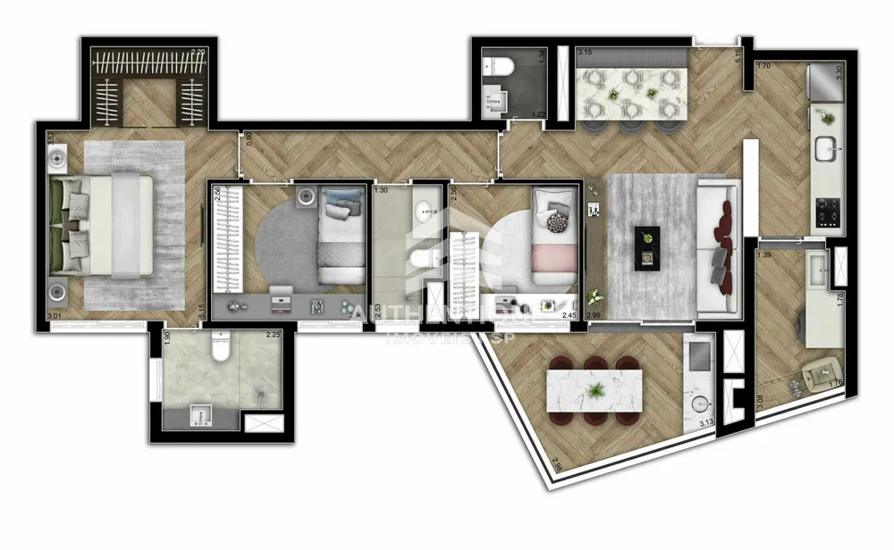 Apartamento, 3 quartos, 92 m² - Foto 11