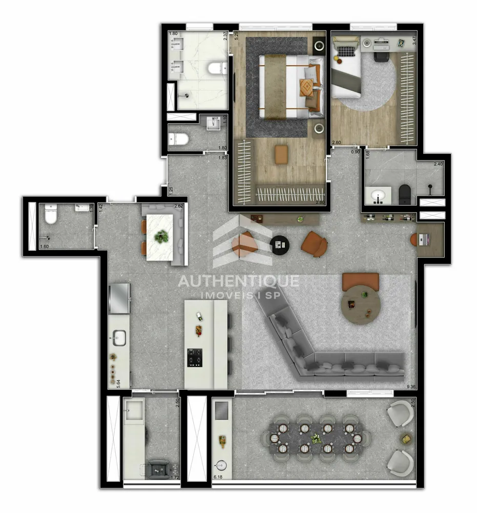 Apartamento, 3 quartos, 92 m² - Foto 6