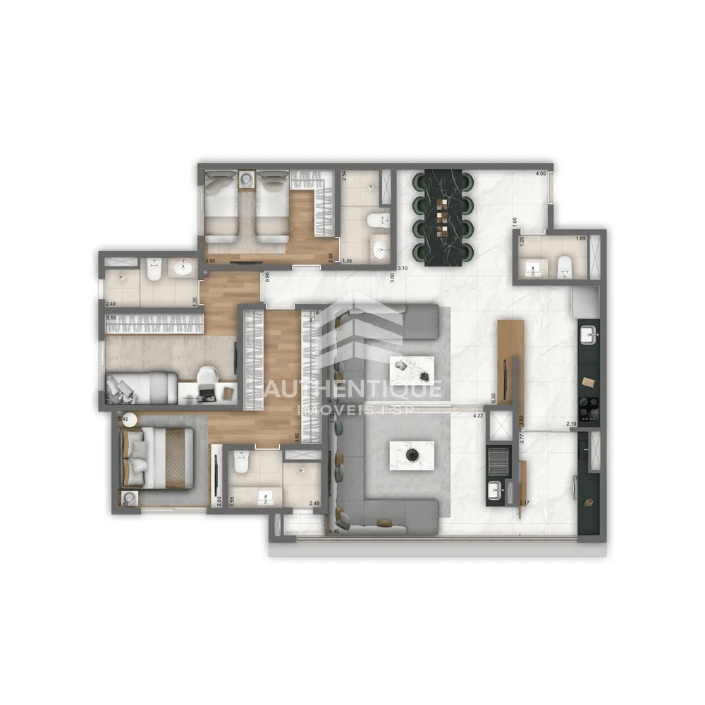 Apartamento, 3 quartos, 121 m² - Foto 30