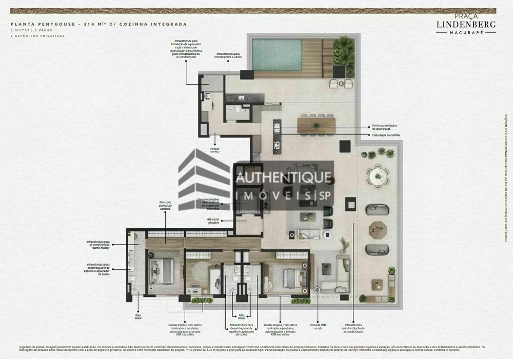 Apartamento, 2 quartos, 195 m² - Foto 6