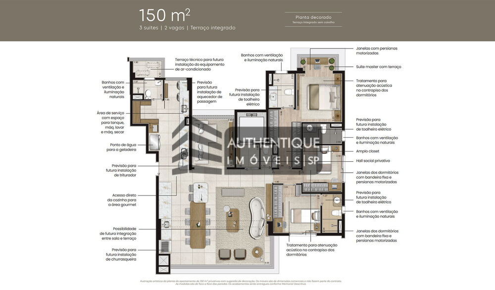 Apartamento, 3 quartos, 180 m² - Foto 3