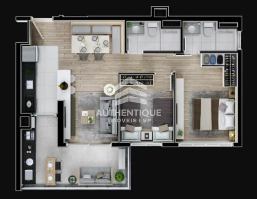 Apartamento, 2 quartos, 80 m² - Foto 15
