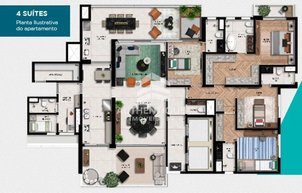 Apartamento, 4 quartos, 282 m² - Foto 11
