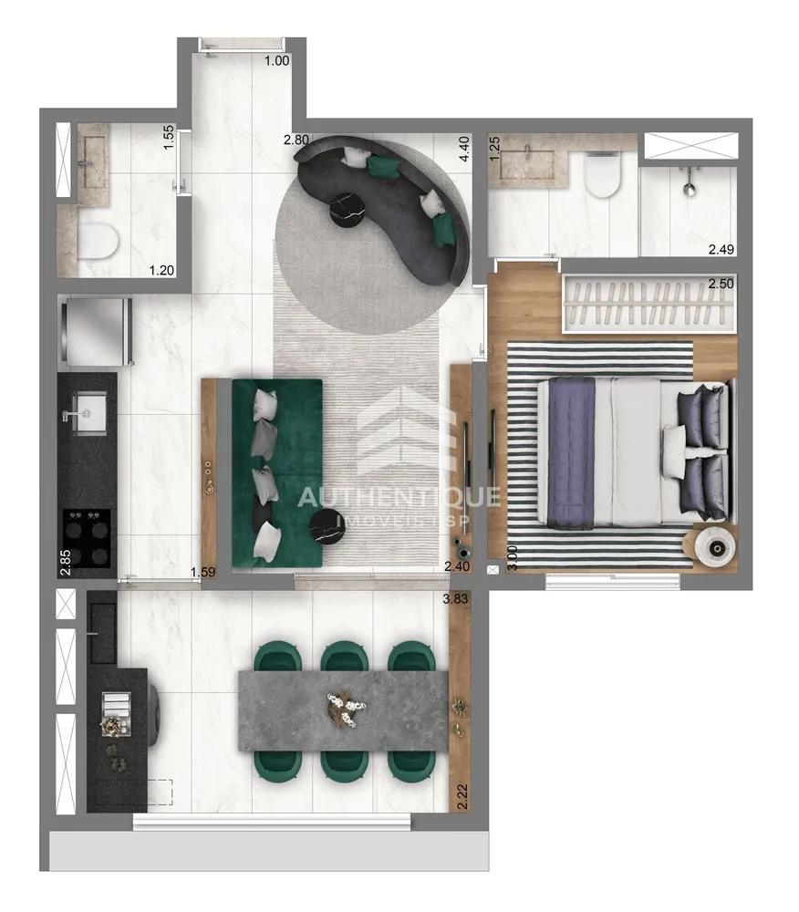 Apartamento, 2 quartos, 63 m² - Foto 7