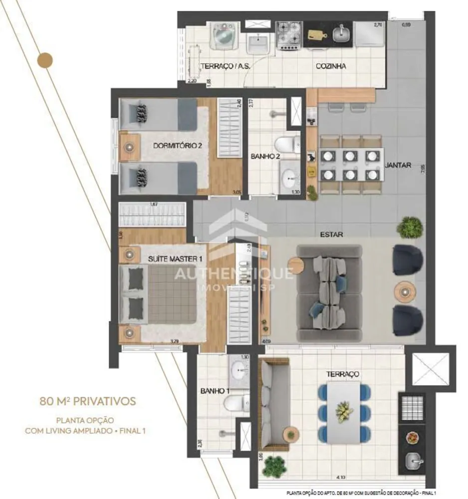 Apartamento, 2 quartos, 66 m² - Foto 6