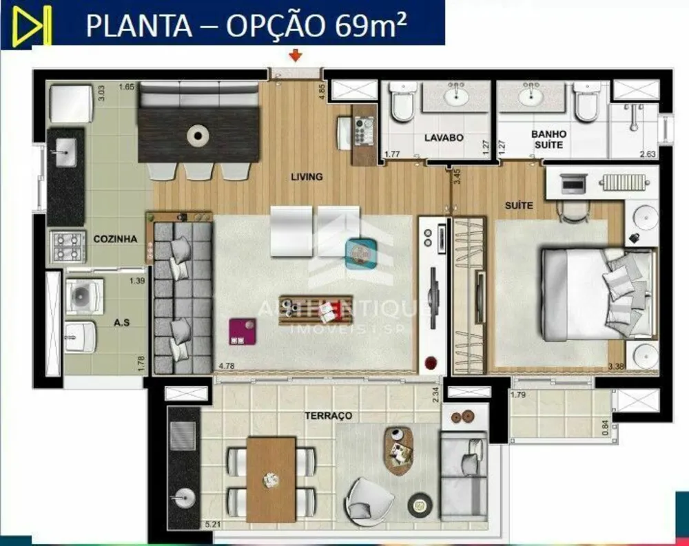 Apartamento, 1 quarto, 51 m² - Foto 16