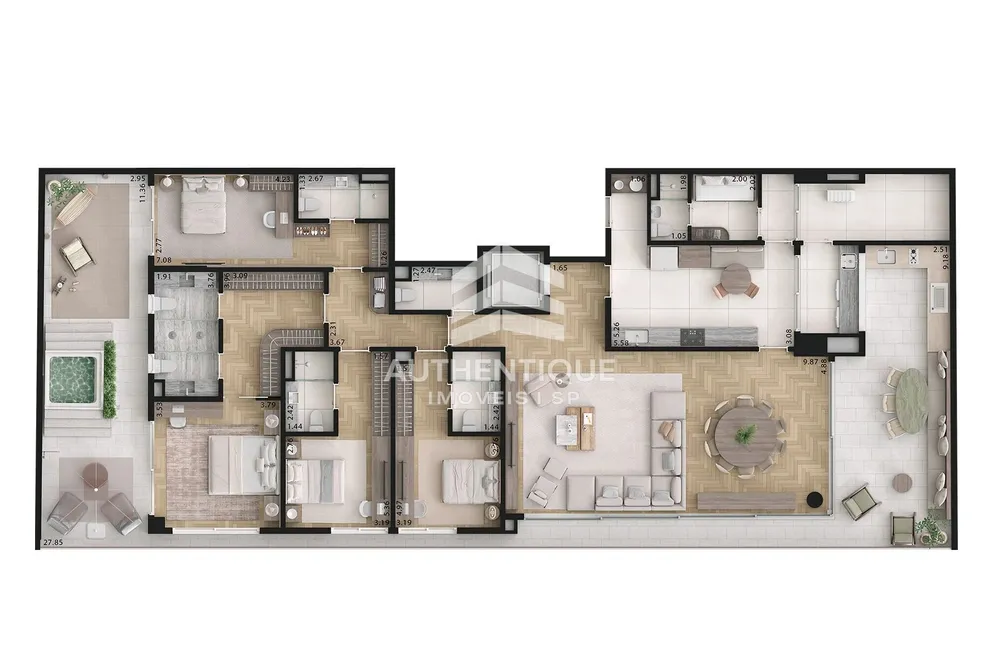Apartamento, 4 quartos, 270 m² - Foto 4