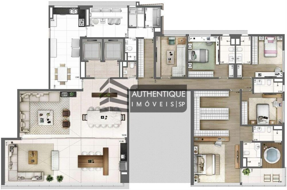 Apartamento, 4 quartos, 275 m² - Foto 4