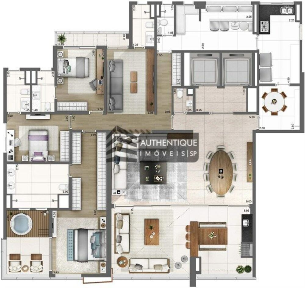 Apartamento, 4 quartos, 275 m² - Foto 3