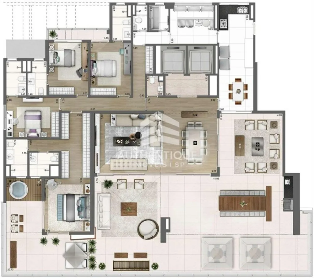Apartamento, 4 quartos, 275 m² - Foto 35