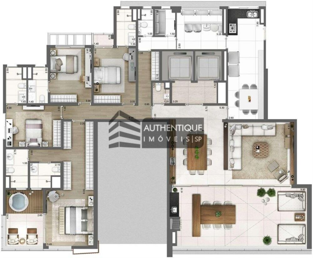 Apartamento, 4 quartos, 275 m² - Foto 11