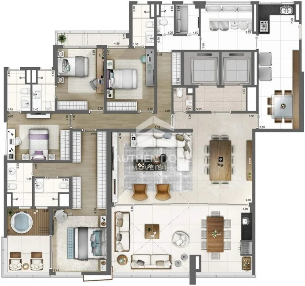 Apartamento, 4 quartos, 275 m² - Foto 36