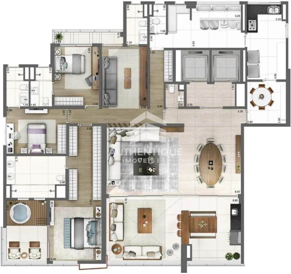 Apartamento, 4 quartos, 275 m² - Foto 34