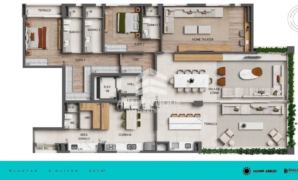 Cobertura, 3 quartos, 392 m² - Foto 14