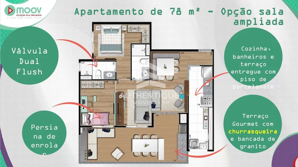 Apartamento, 2 quartos, 59 m² - Foto 16
