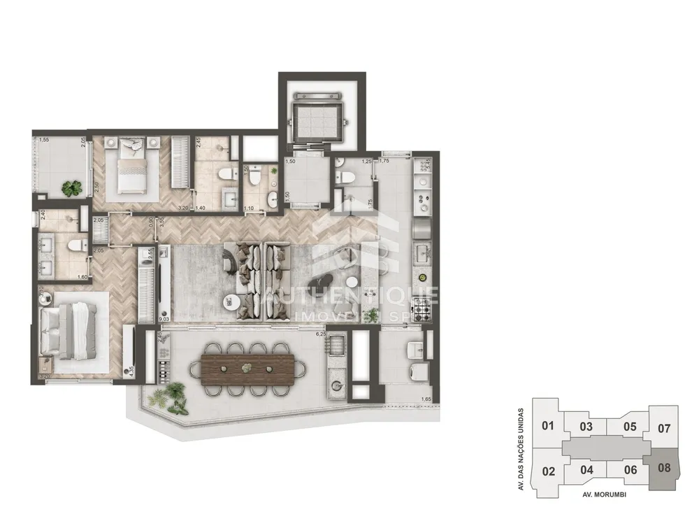 Apartamento, 3 quartos, 144 m² - Foto 13