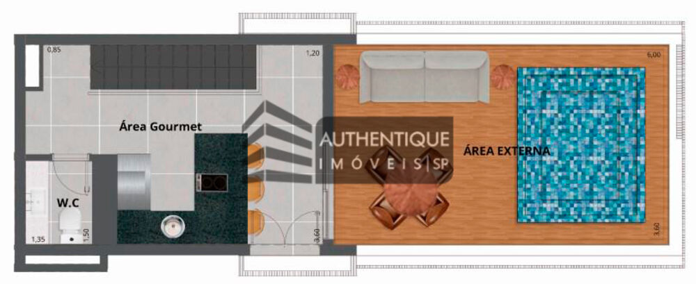 Apartamento, 1 quarto, 48 m² - Foto 11