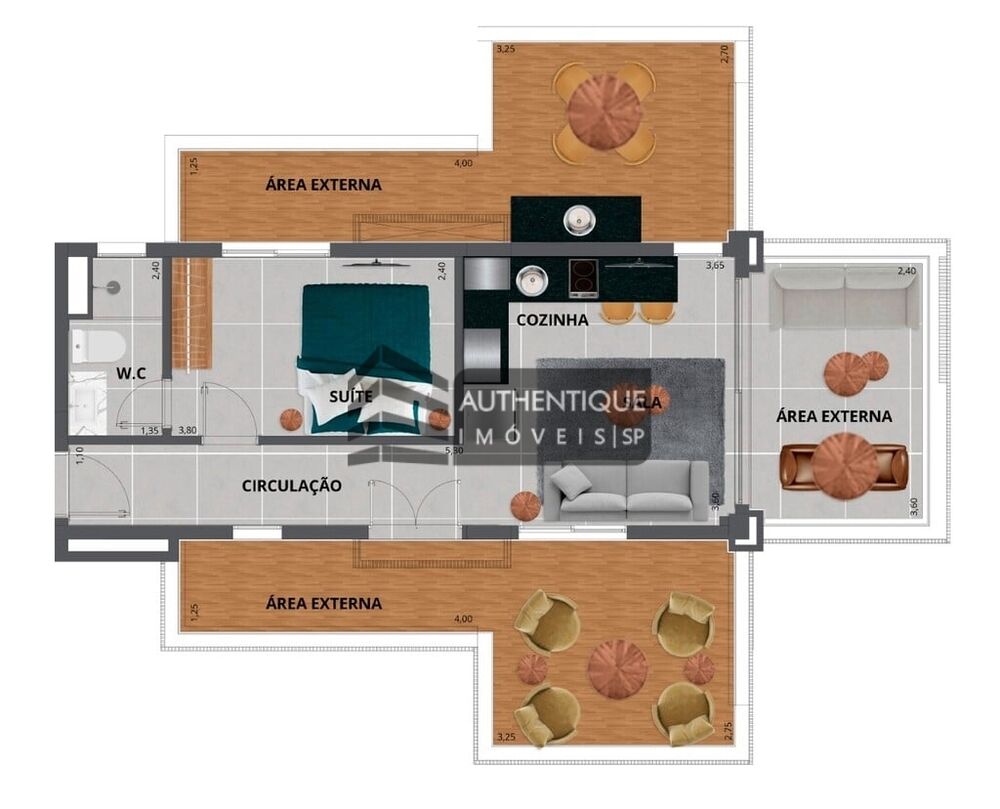 Apartamento, 1 quarto, 48 m² - Foto 22