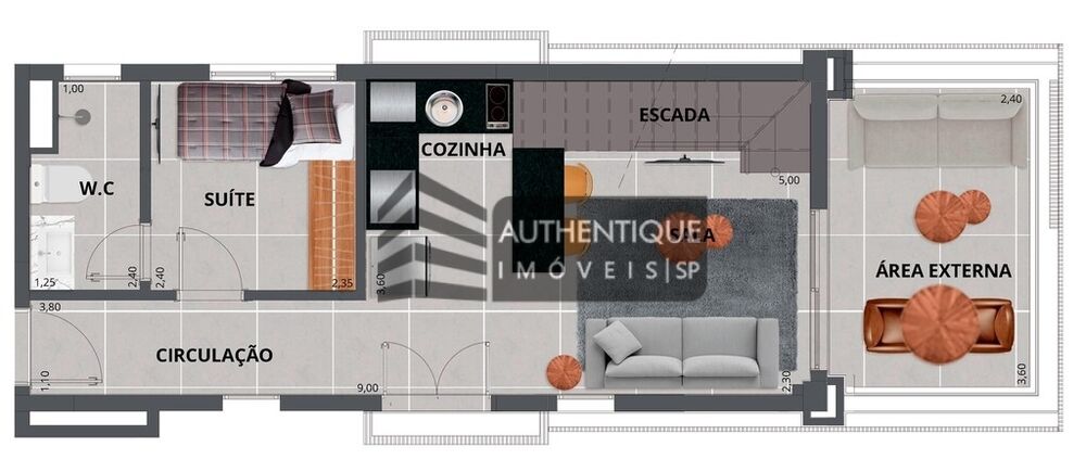 Apartamento, 1 quarto, 48 m² - Foto 8