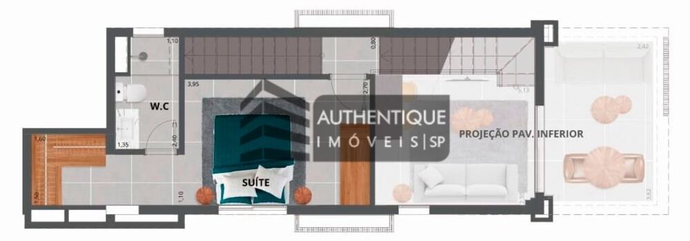 Apartamento, 1 quarto, 48 m² - Foto 3