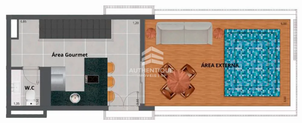 Apartamento, 1 quarto, 48 m² - Foto 35