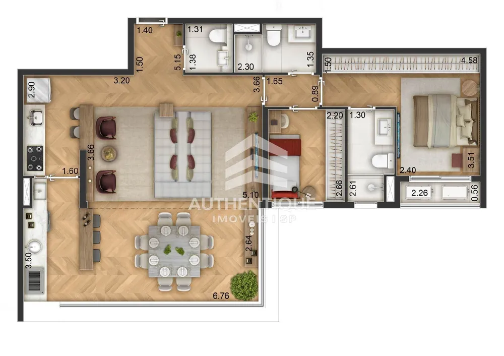 Apartamento, 2 quartos, 90 m² - Foto 15