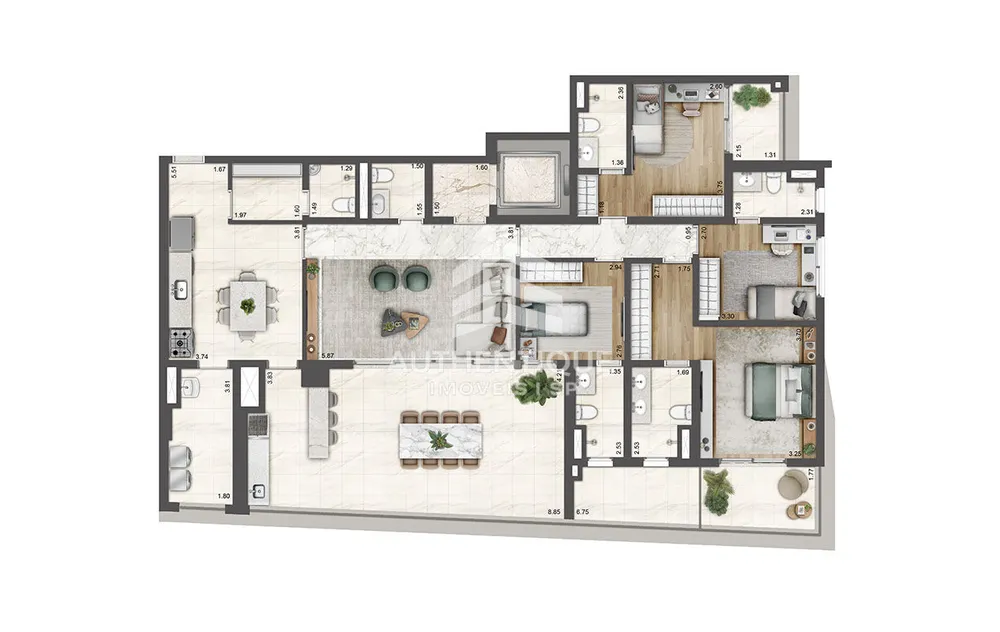 Apartamento, 4 quartos, 199 m² - Foto 53