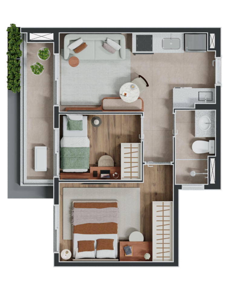 Apartamento, 1 quarto, 30 m² - Foto 13
