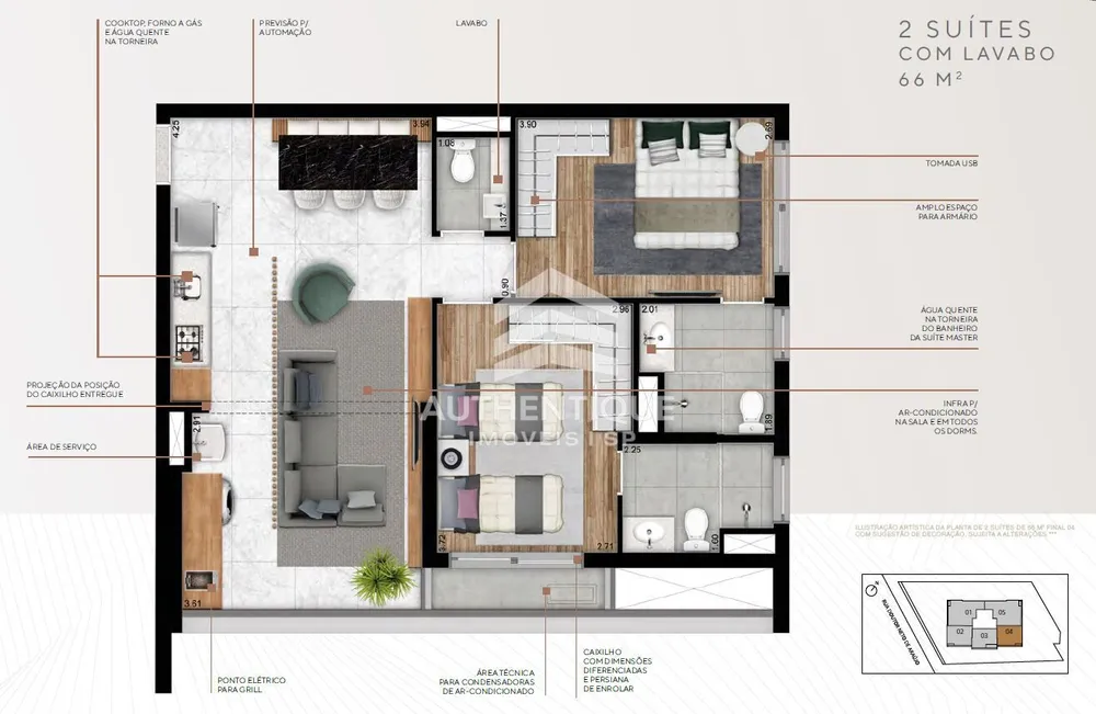 Apartamento, 1 quarto, 33 m² - Foto 13