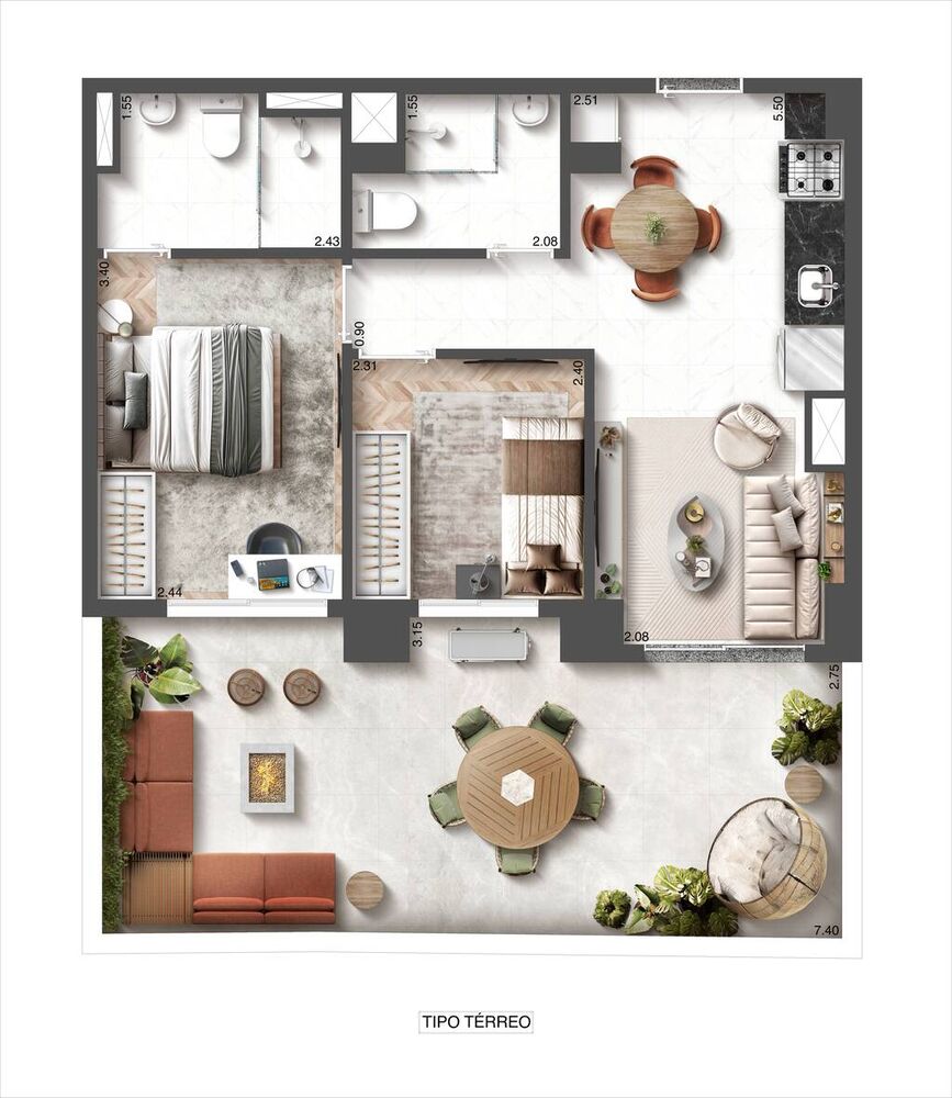 Apartamento, 1 quarto, 24 m² - Foto 17