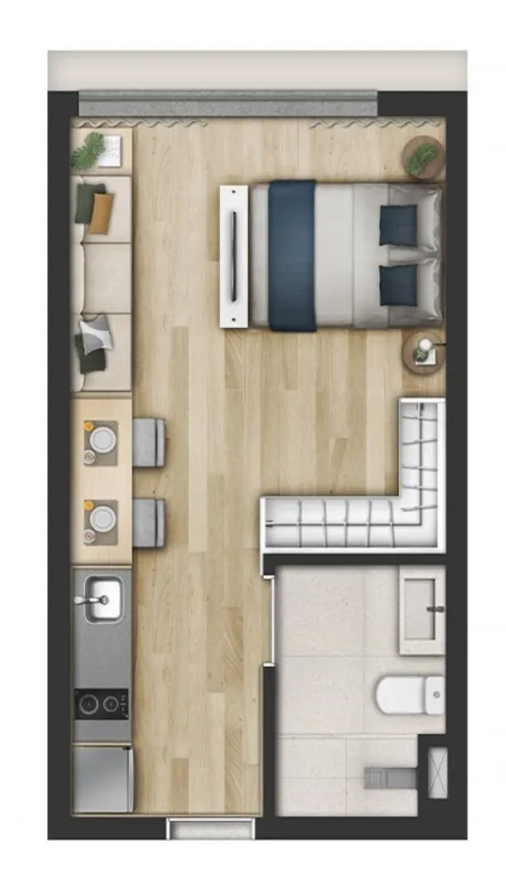 Cobertura, 1 quarto, 71 m² - Foto 11