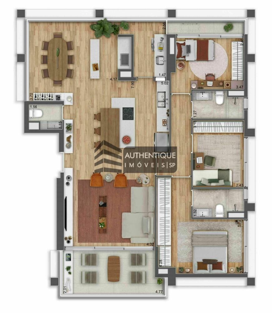 Apartamento, 2 quartos, 94 m² - Foto 21
