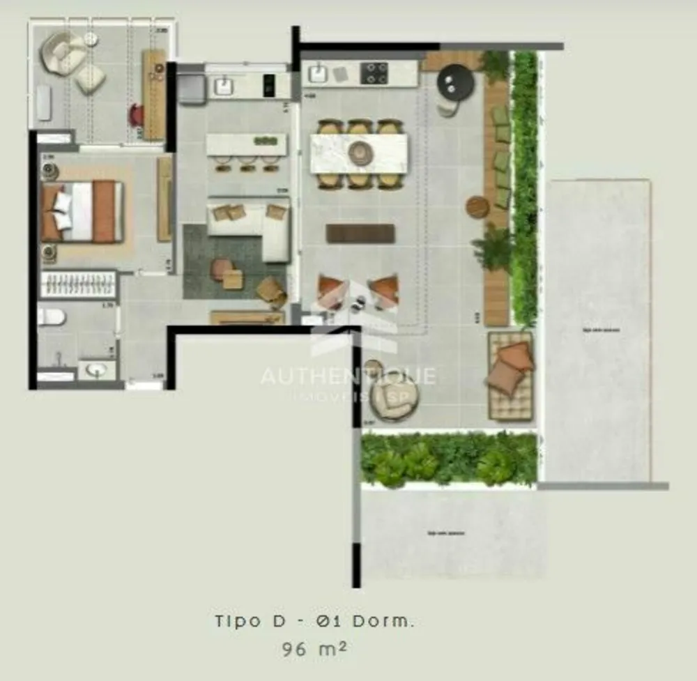Cobertura, 1 quarto, 101 m² - Foto 27