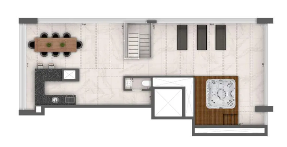 Cobertura, 3 quartos, 211 m² - Foto 12