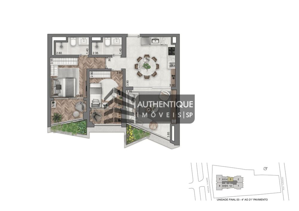 Apartamento, 3 quartos, 161 m² - Foto 24