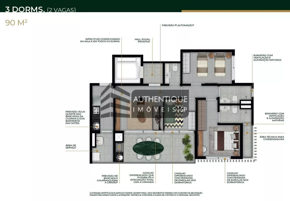 Apartamento, 3 quartos, 90 m² - Foto 16