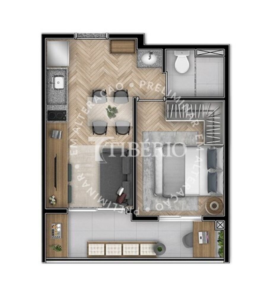 Apartamento, 2 quartos, 45 m² - Foto 10