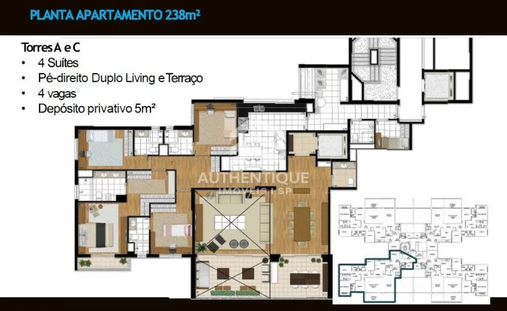 Apartamento, 3 quartos, 238 m² - Foto 49