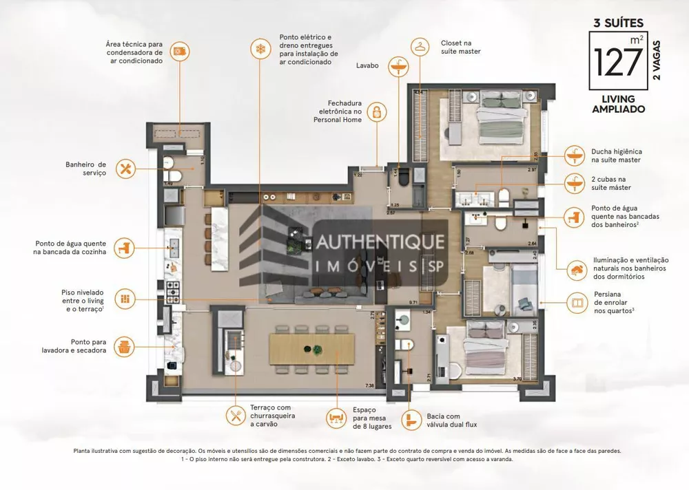 Apartamento, 4 quartos, 127 m² - Foto 21