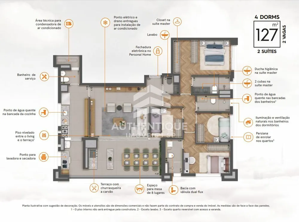 Apartamento, 4 quartos, 127 m² - Foto 36