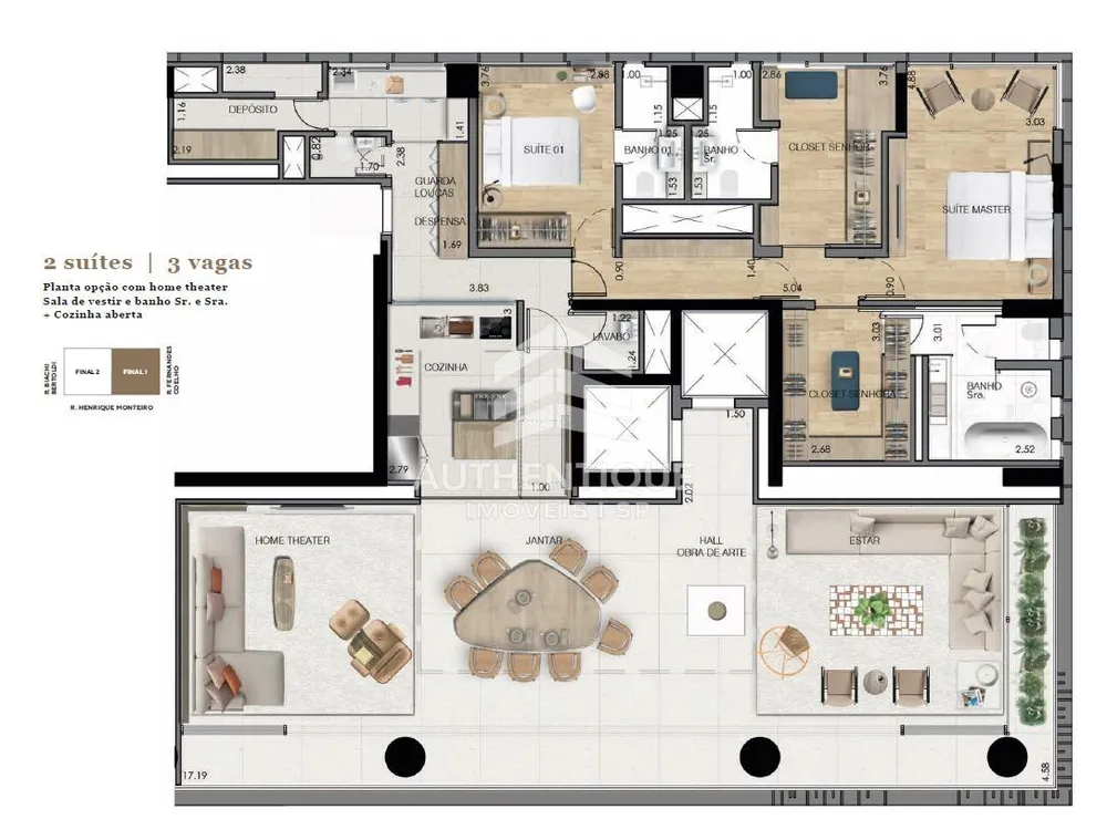 Cobertura, 3 quartos, 456 m² - Foto 13