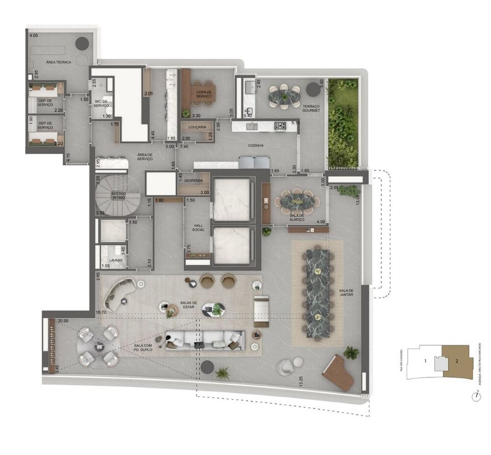 Apartamento, 4 quartos, 695 m² - Foto 8