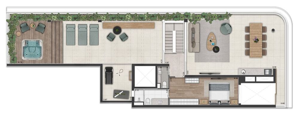 Cobertura à venda com 3 quartos, 300m² - Foto 8