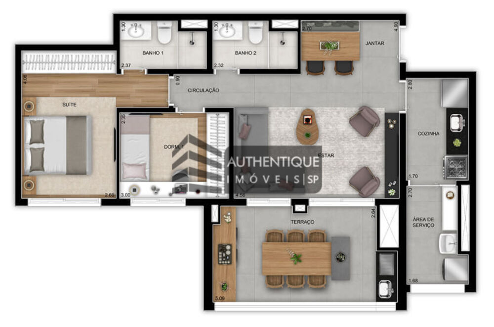 Apartamento, 3 quartos, 118 m² - Foto 35